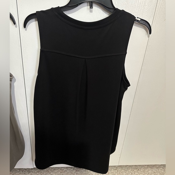 2 Stylus Crew Neck Sleeveless Tank Top Mushroom ans Black Size M NWT - Picture 6 of 8
